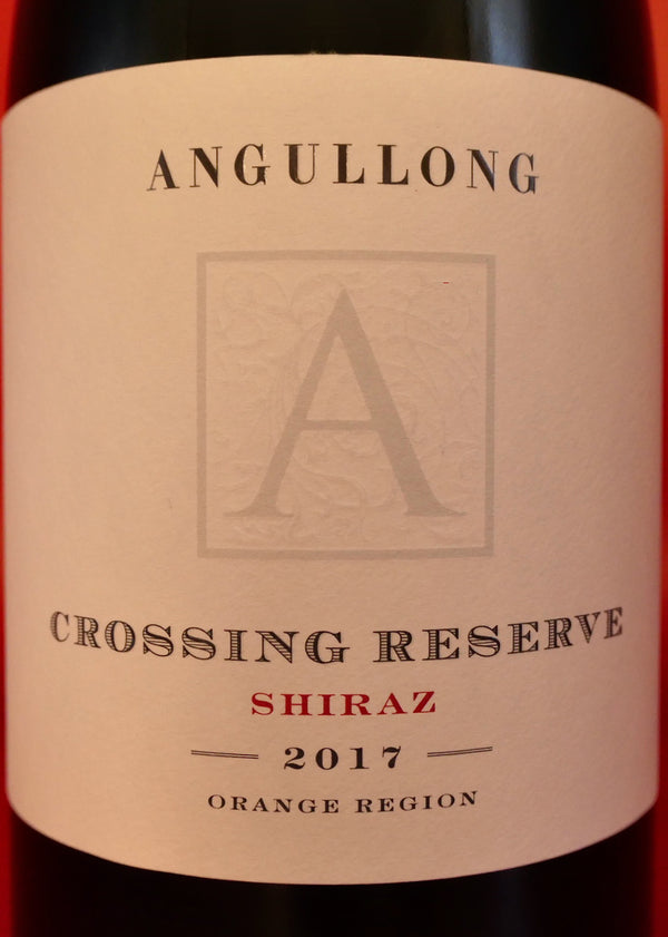 Angullong Crossing Reserve Shiraz 2017 Australian Red Wine Label