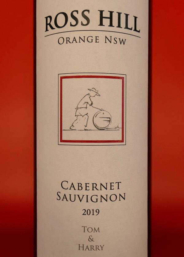 Ross Hill Family Series Cabernet Sauvignon Tom & Harry 2019 Red Wine Bottle Label