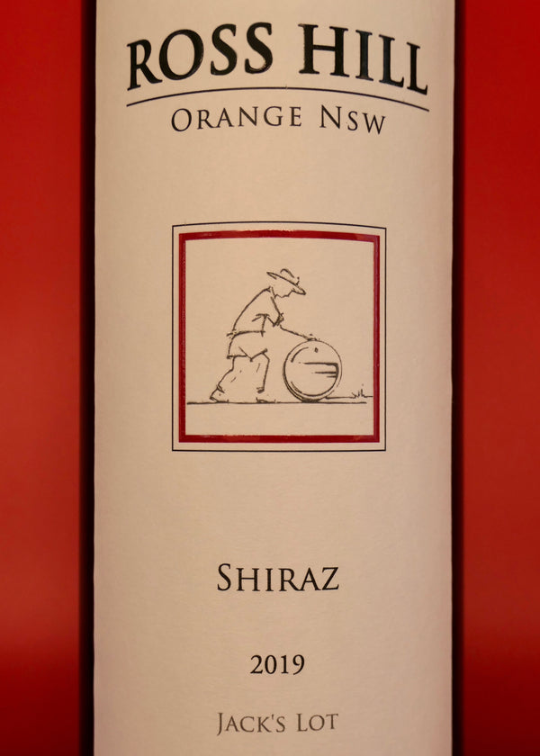 Ross Hill Family Series Jack's Lot Shiraz Red Wine 2019 Bottle Label