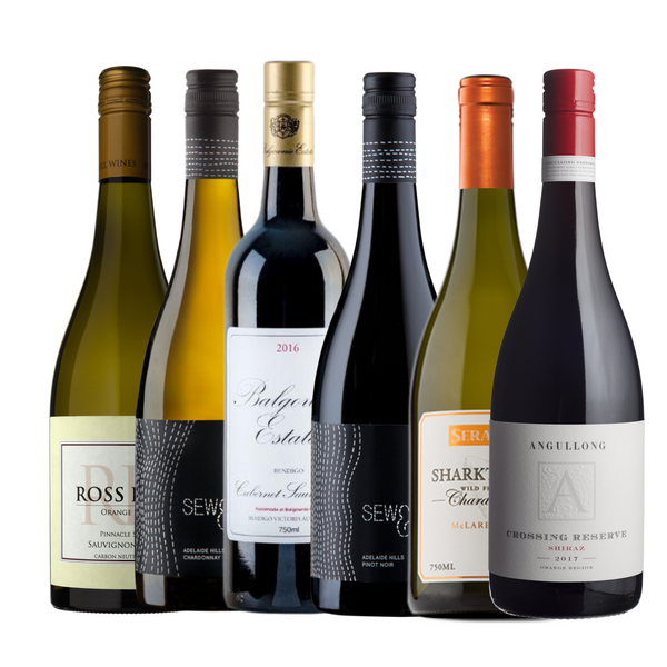 The Knockout Aussie Case of 6 (Red & White Wines)