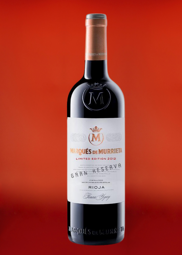 MARQUES DE MURRIETA GRAN RESERVA RIOJA 2012