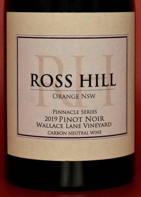 Ross Hill Pinnacle Series Pinot Noir 2019 Australian Red Wine Label